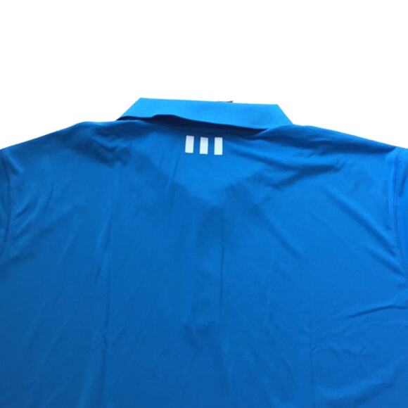 Adidas Golf Puremotion Cobalt Blue Sport Polo Shirt Men's Size XL - Picture 4 of 4